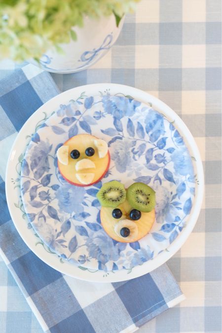 Kids after school snack! I used apples, banana, blueberries and kiwi for these fun monkey and bear treats! #kids #afterschoolsnack #healthysnacks 

#LTKfamily #LTKkids