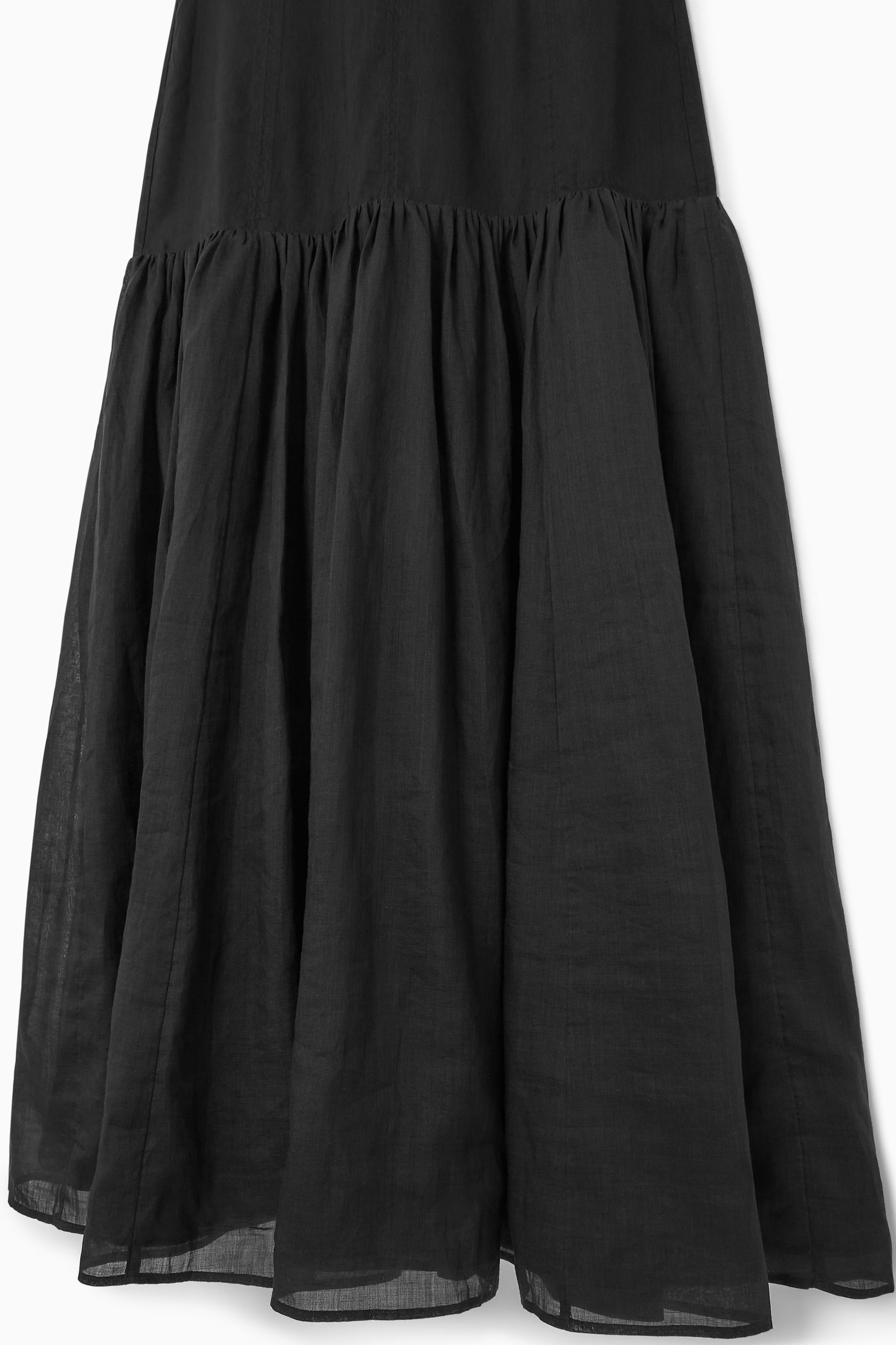 MAXIKLEID MIT NIEDRIGER TAILLE - SCHWARZ | COS | COS (EU)