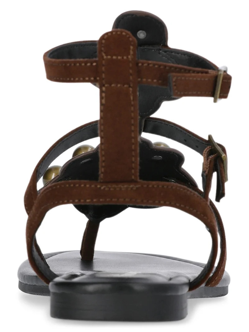 No Boundaries Women's Studded Gladiator Sandals | Walmart (US)