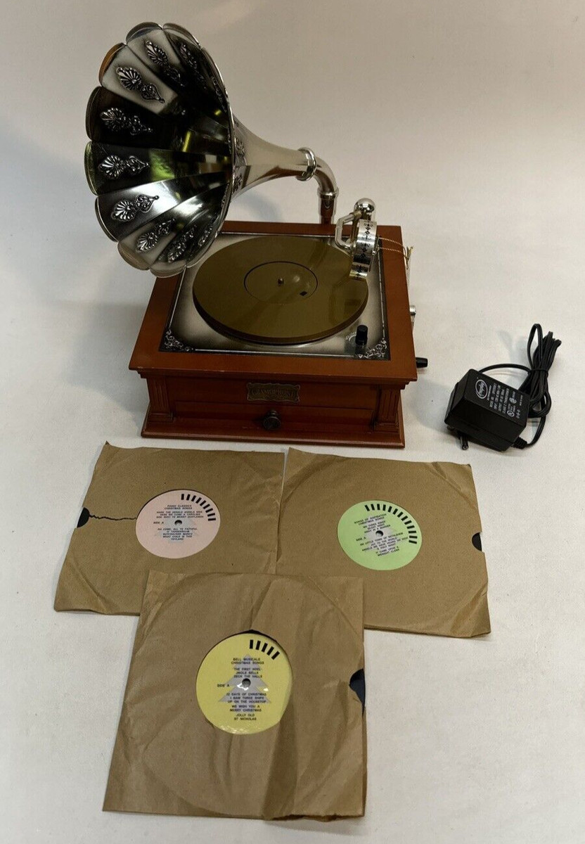 Mr Christmas Holiday Gramophone 3 Records Plays Xmas and Year Round Classics | eBay | eBay US