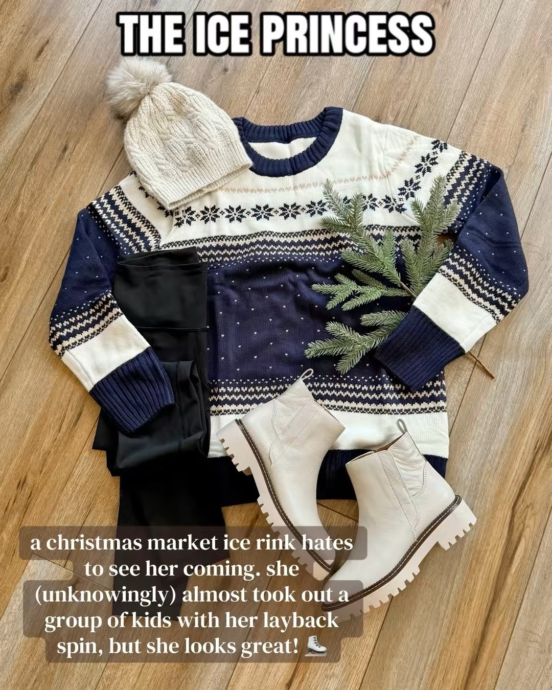 ice skating outfit. christmas sweater. winter sweater. 

#LTKdayinmylife #LTKGiftGuide #LTKHoliday