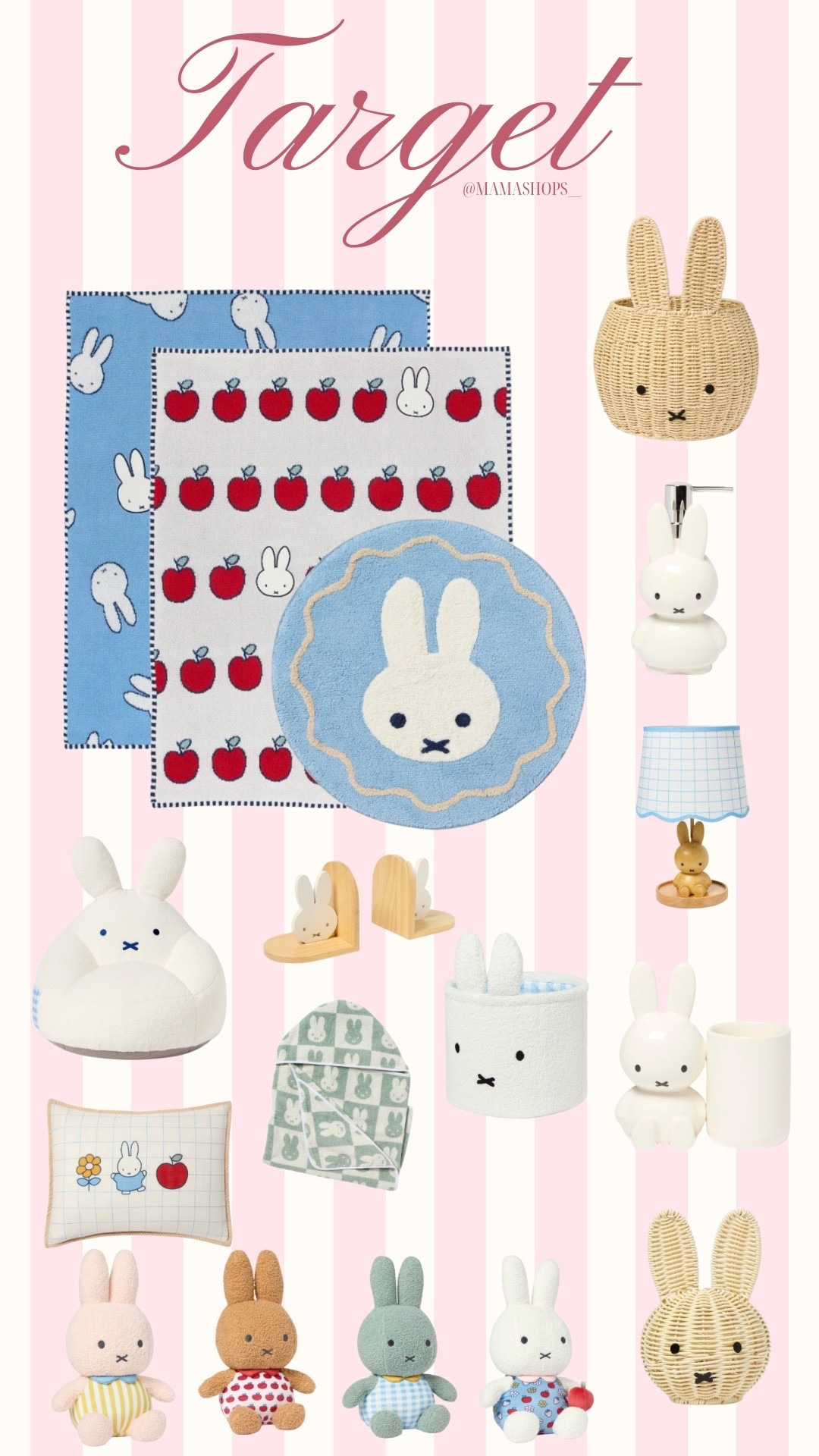 Check out these New adorable  Miffy by Pillowfort @Target 👧🏻🤩

Links here, so many cute decorations to choose from to add to your little girls room 🔗💕