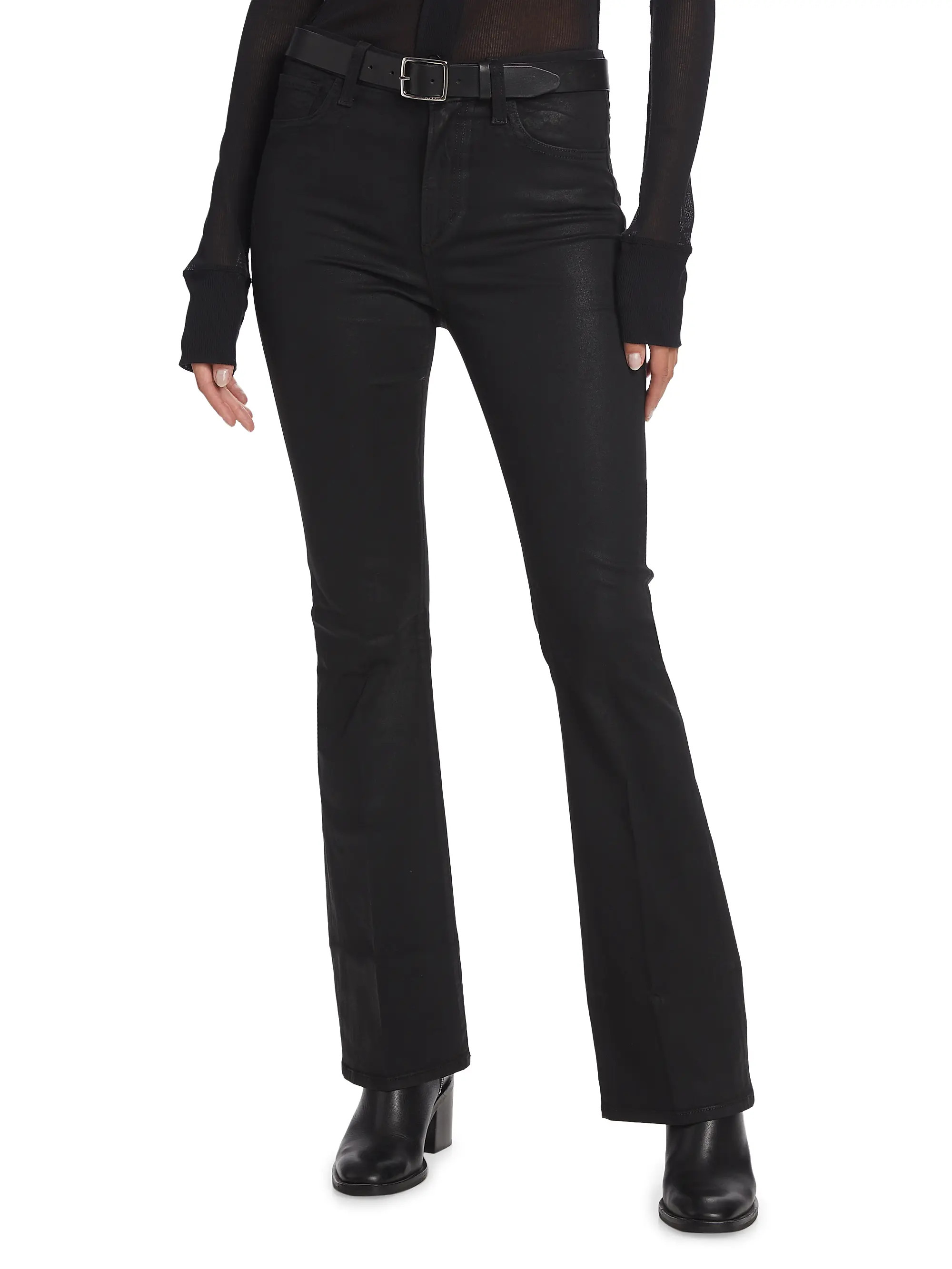 Hi Honey Coated High-Rise Bootcut Jeans | Saks Fifth Avenue