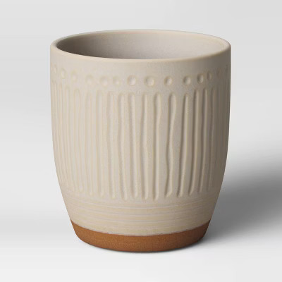 Textured Ceramic Planter White - Opalhouse™ | Target