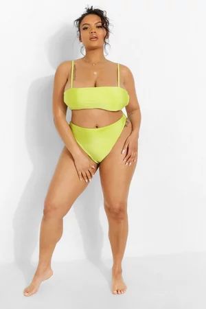 Plus Tropicana High Leg Bikini Brief | Boohoo.com (US & CA)