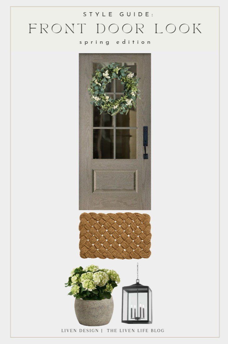 Spring front door style. Doormat. Welcome mat. Wreath. Planters

#LTKSeasonal #LTKHome #LTKSaleAlert