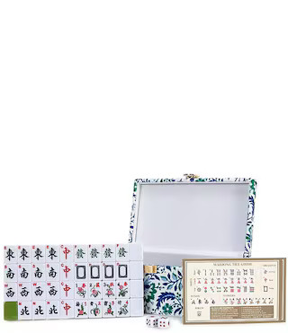 Mahjong Floral Tile Box Set | Dillard's