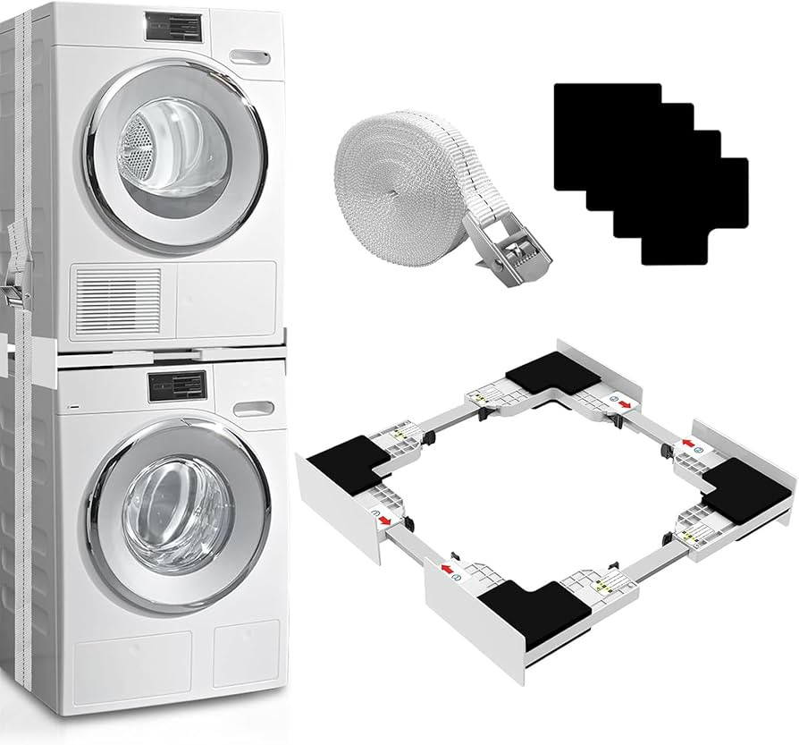 Upgrade Washer Dryer Stacking Kit, Universal Washer Dryer Stacking Kit Adjustable 29/28/27/26/25/... | Amazon (US)