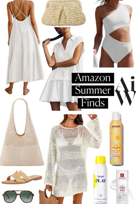 Summer Dress 
Summer outfit 
Vacation outfit
Date night outfit
#Itkseasonal
#Itkover40
#Itku
White dress
Sandal
Sandals 
Sunblock
Amazon 
Amazon Fashion 
Amazon finds
#ltkshoecrush
#LTKFindsUnder100 #LTKFindsUnder50 #LTKItBag