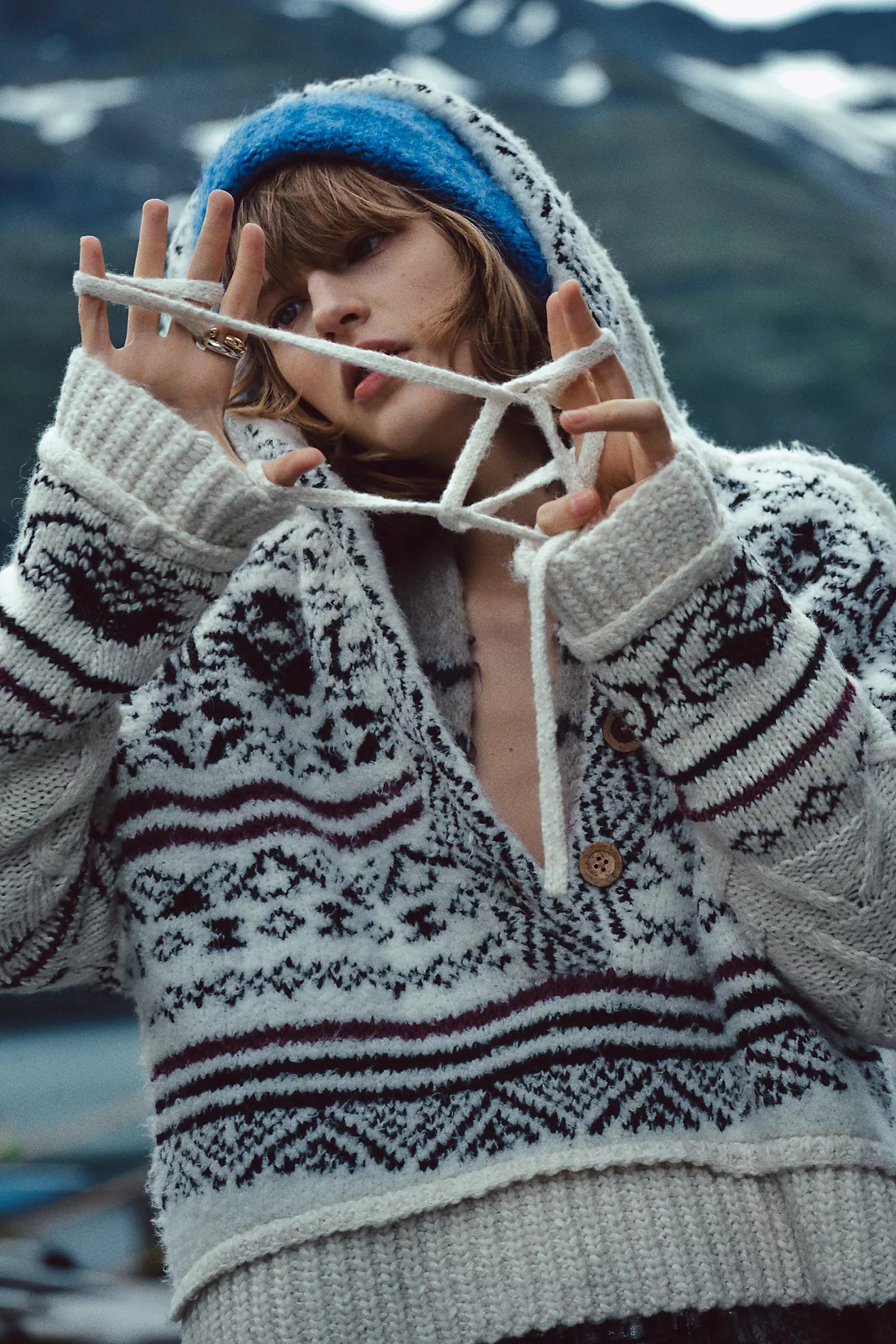Pilcro Relaxed Hooded Sweater | Anthropologie (US)
