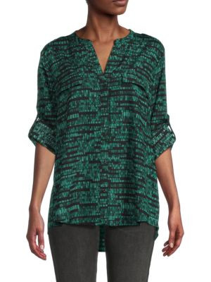 Print Button Front Top | Saks Fifth Avenue OFF 5TH