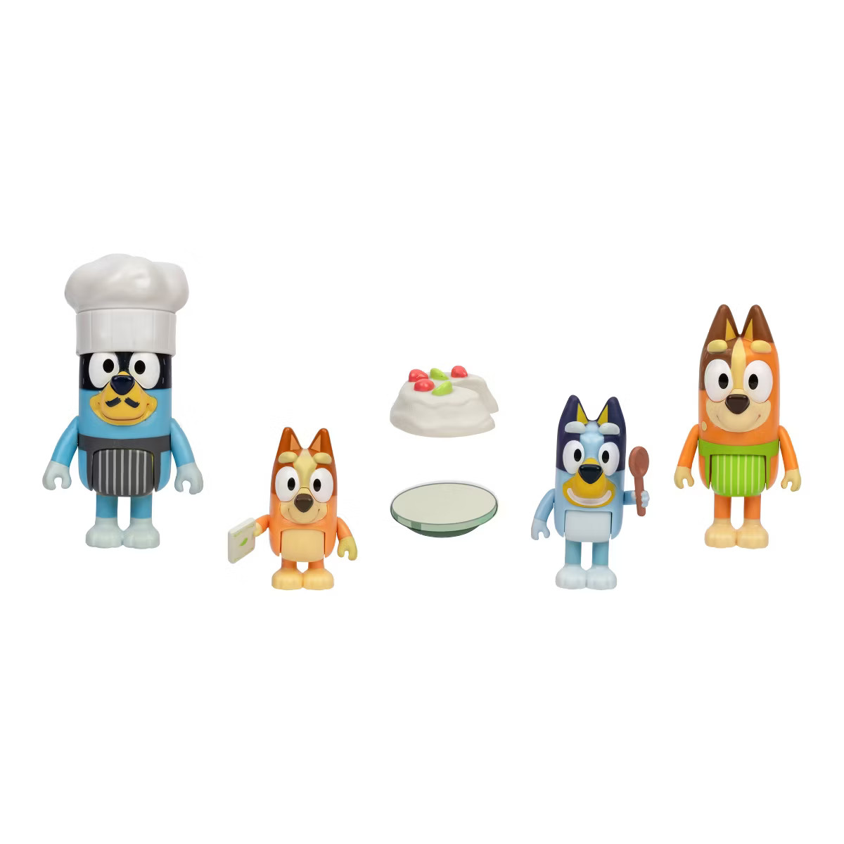 Bluey Let's Play Chef Mini Figure Pavlova - 4pk | Target