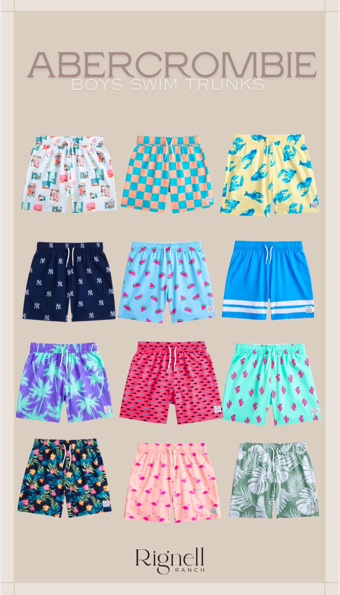 These are my boys FAV swim trunks! They come in so many good patterns and are on a BOGO sale right now! 

#abercrombie #swimtrunk #swim #beach #vacation #boysclothes #boysswim #trunk

#LTKFamily #LTKKids #LTKStyleTip