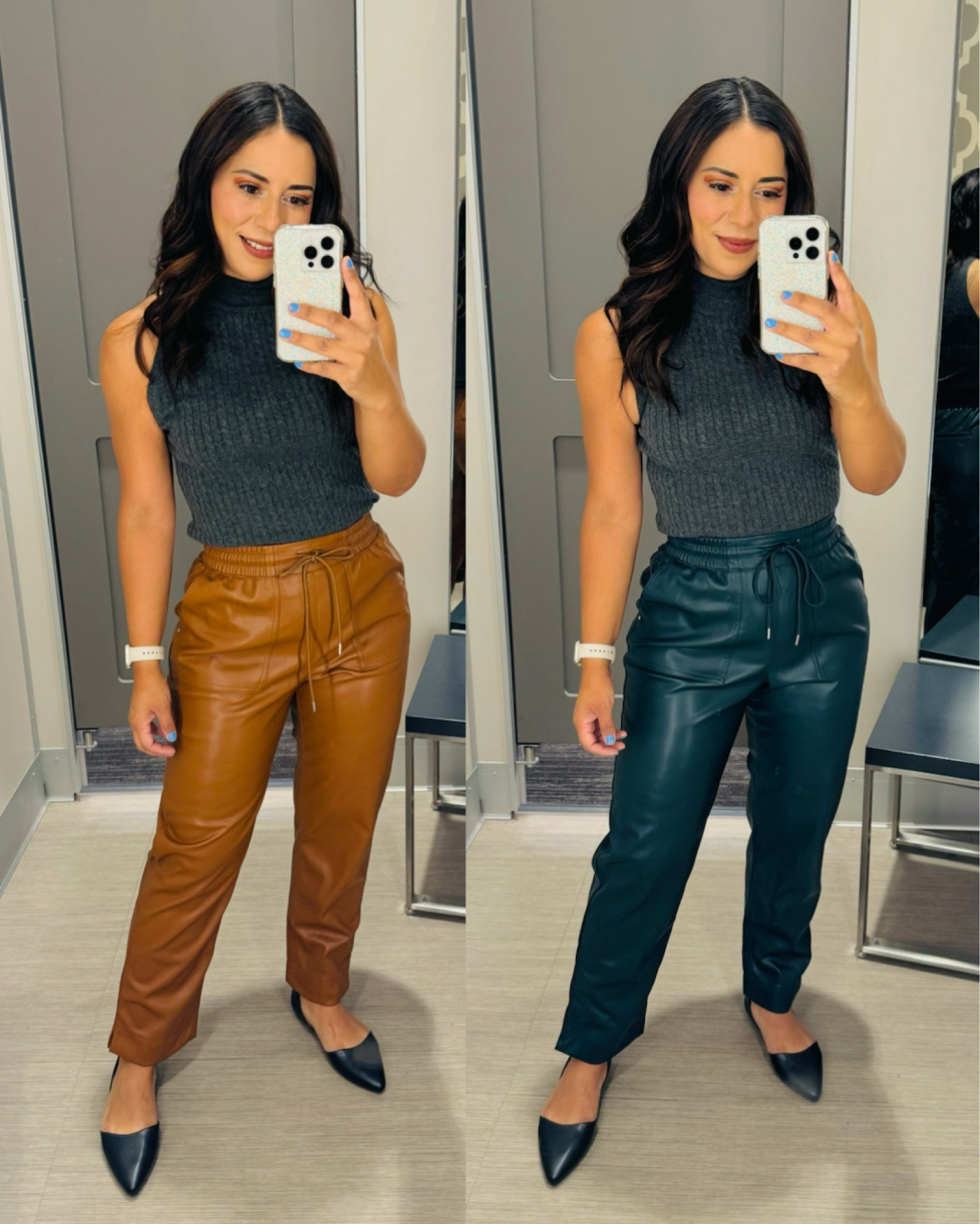 Faux Leather 

#LTKFallSale #LTKStyleTip #LTKWorkwear
