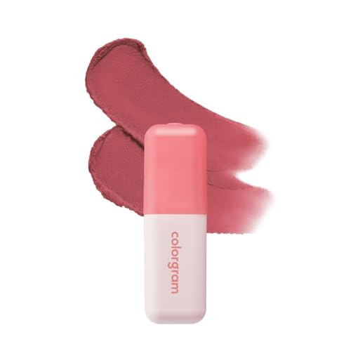COLORGRAM NUDE BLUR TINT 06 LUCKY BERRY | Soft Velvet Matte Lip Stain & Cheek Tint | Lightweight Blurring Tint for a Smooth & Airbrushed Finish | Amazon (US)
