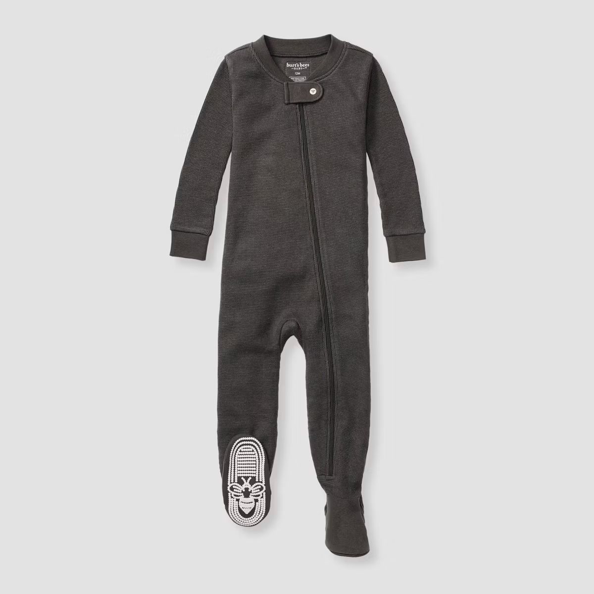 Burt's Bees Baby® Baby Boys' Snug Fit Lyocell Thermal Solid Footed Pajama | Target