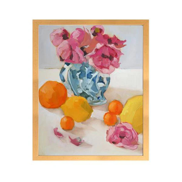Citrus Chinoiserie Print | Caitlin Wilson Design