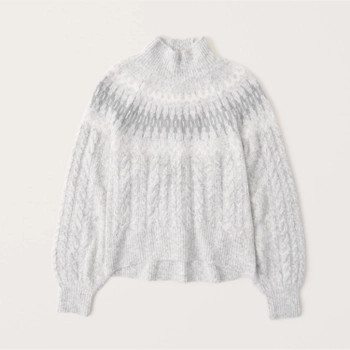 Fair Isle Turtleneck Sweater | Abercrombie & Fitch (US)