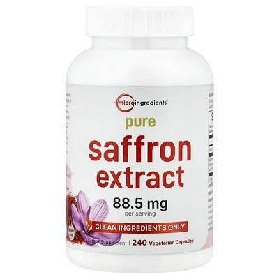 Micro Ingredients, Pure Saffron Extract , 240 Vegetarian Capsules | iHerb