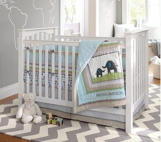 Kendall Low-Profile Convertible Crib | Pottery Barn Kids