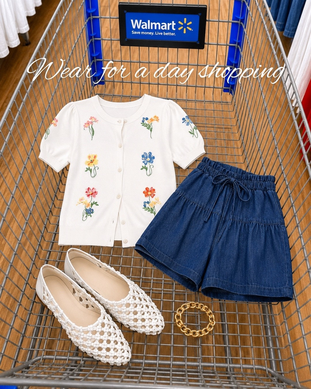Cute shopping day outfit from Walmart 🤍

#LTKootd #LTKgrwm #LTKmomlife