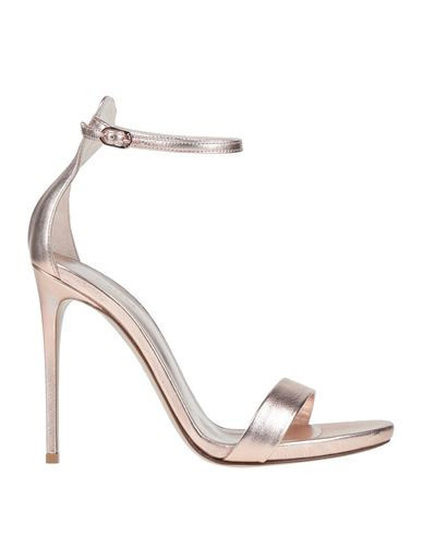 Le Silla Woman Sandals Rose gold Size 11 Leather | YOOX (US)