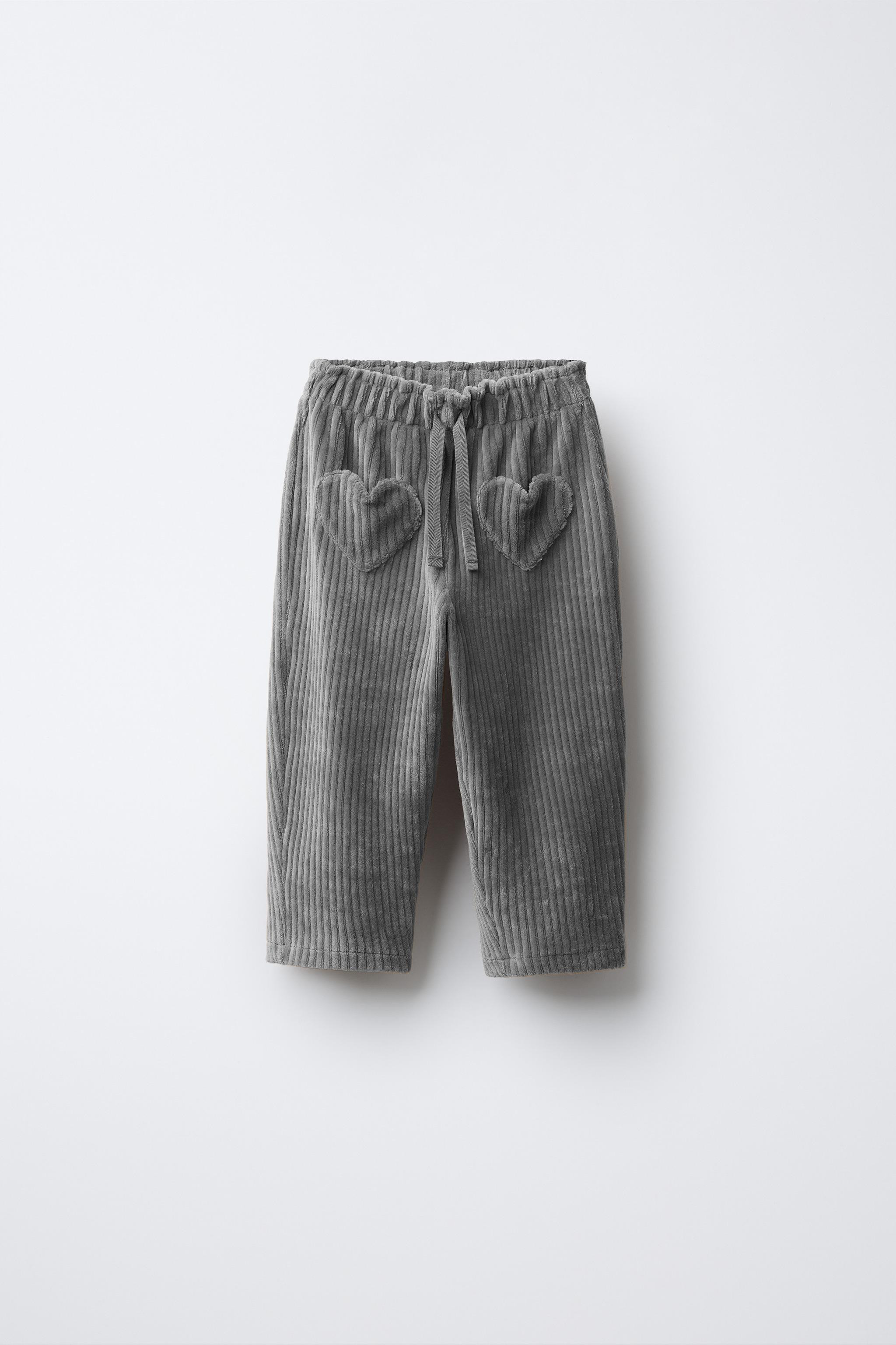 CORDUROY BAGGY PANTS WITH HEART POCKETS | Zara US