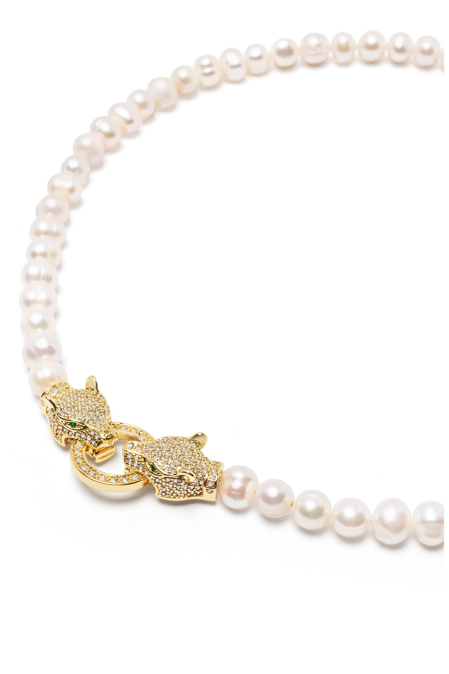 Double Panther Head Pearl Choker Necklace (Women) | Nordstrom | Nordstrom