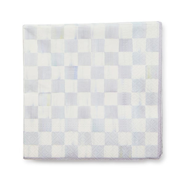 MacKenzie-Childs Sterling Check Luncheon Paper Napkins | MacKenzie-Childs