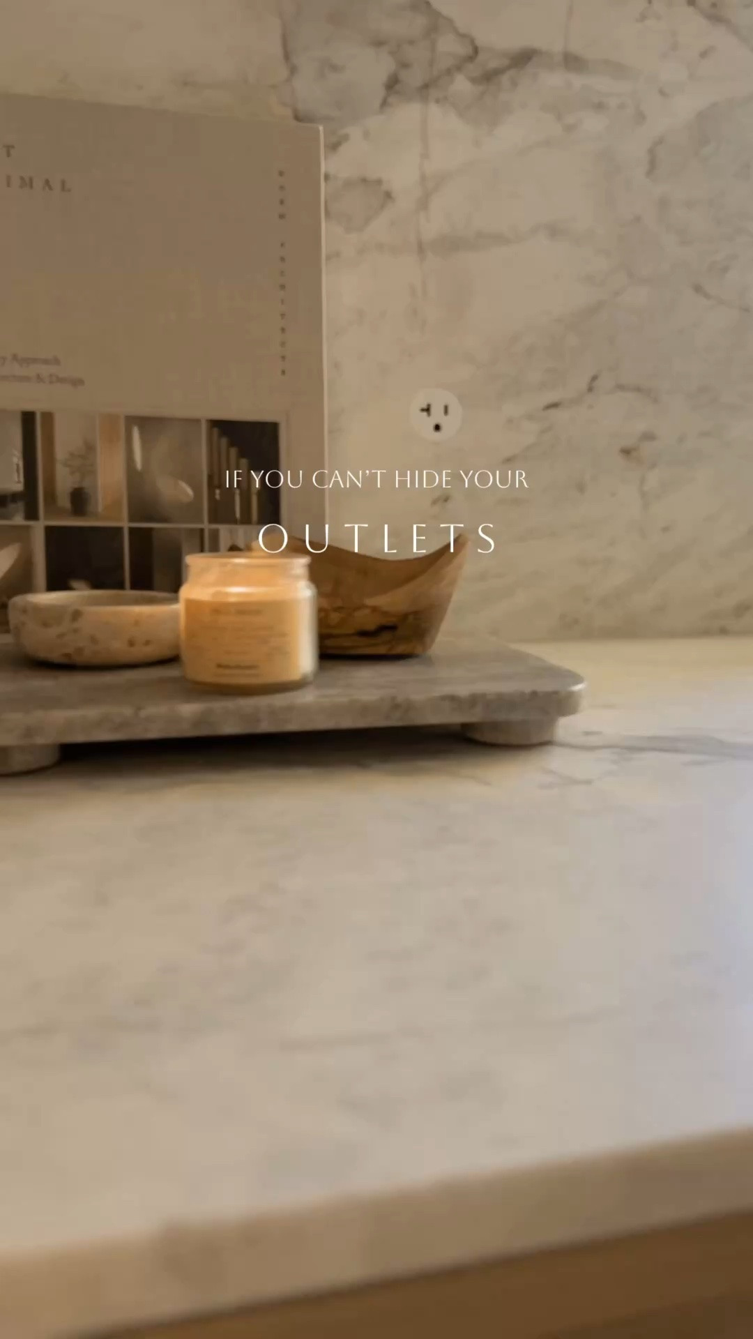 Proof that even the most practical details can feel intentional. 🤌🏼 Seamlessly integrated into the natural stone backsplash, these Prado outlets maintain a clean, minimalist aesthetic without compromising function.

#LTKHome #LTKstorytime