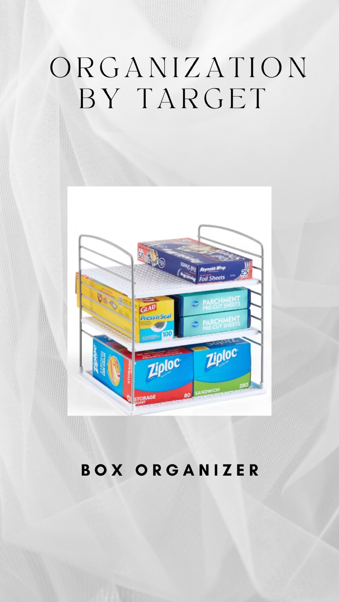 Add an under the cabinet box organizer to your home this year! 

#LTKHome