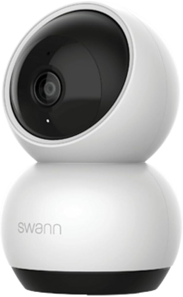 Swann EVO 2K Pan-Tilt Cámara de seguridad Wi-Fi para interiores: video HD 2K, enchufe, seguimien... | Amazon (US)