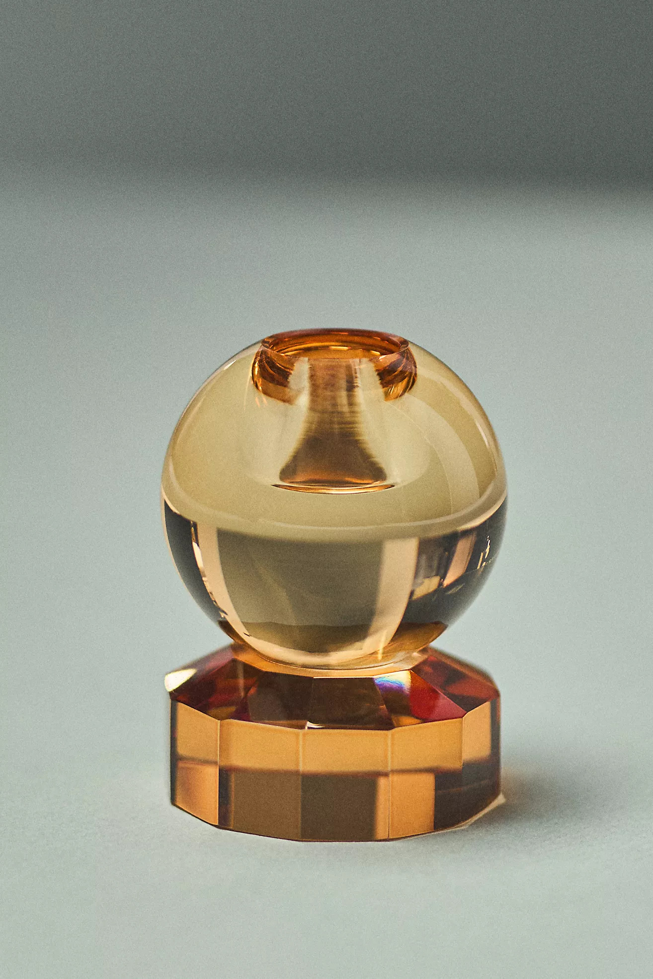 Modern Cut Glass Candle Holder | Anthropologie (US)