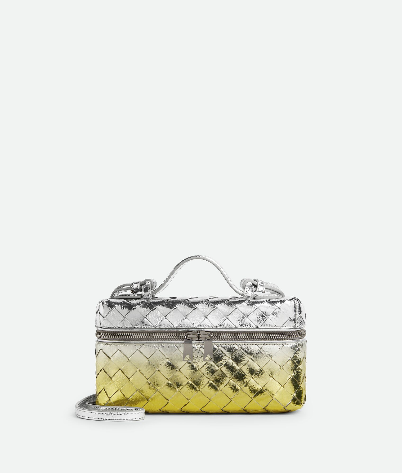 Bottega Veneta® Women's Bang Bang in Limeade/silver. Shop online now. | Bottega Veneta