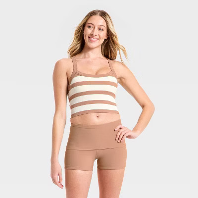 Women's Seamless Cropped Support Tank Top - JoyLab™ | Target