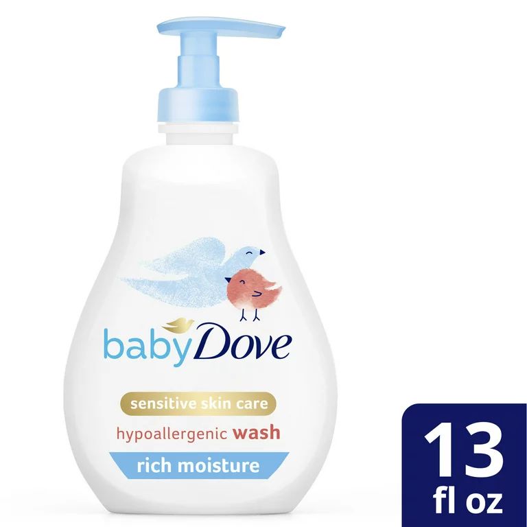 Baby Dove Sensitive Skin Care Liquid Baby Body Wash Rich Moisture, Hypoallergenic and Tear-Free, ... | Walmart (US)