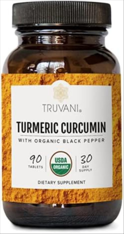 TRUVANI Organic Turmeric Curcumin (1,350mg)