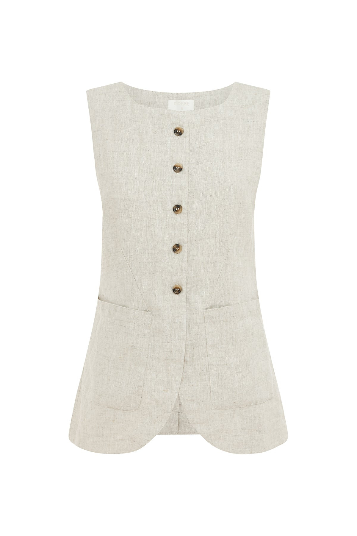 EMMA VEST - NATURAL | POSSE (Australia & New Zealand)
