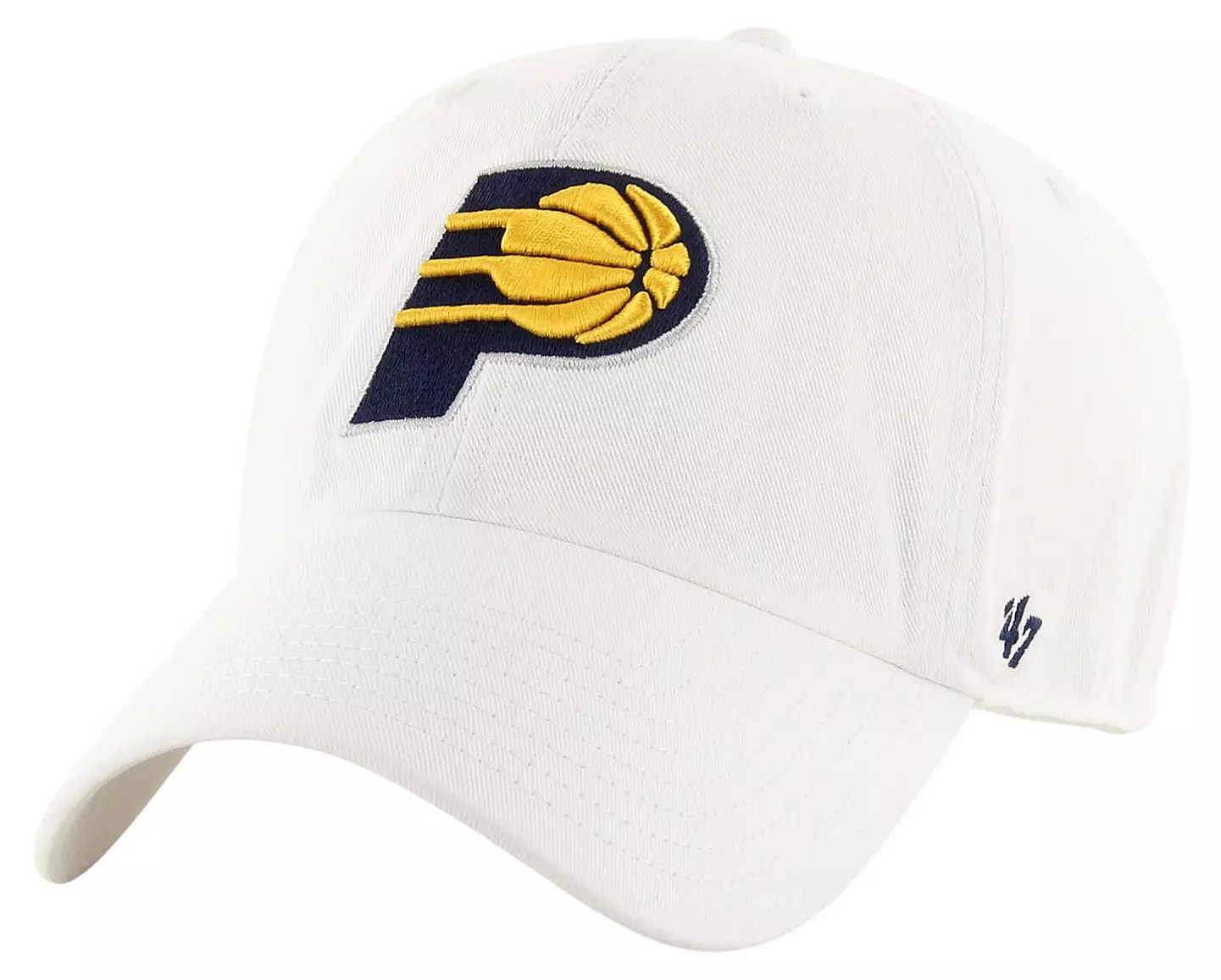 '47 Adult Indiana Pacers Logo White Cleanup Adjustable Hat | DICK'S Sporting Goods