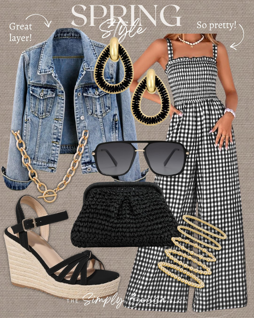 Ohhhh ma goodness y’all — this jumpsuit was an immediate add to 🛒😍

@amazon @belk #amazon #belk #jeanjacket #springstyle #layering #chunkychainnecklace 

 #LTKdayinmylife #LTKSeasonal #LTKTravel