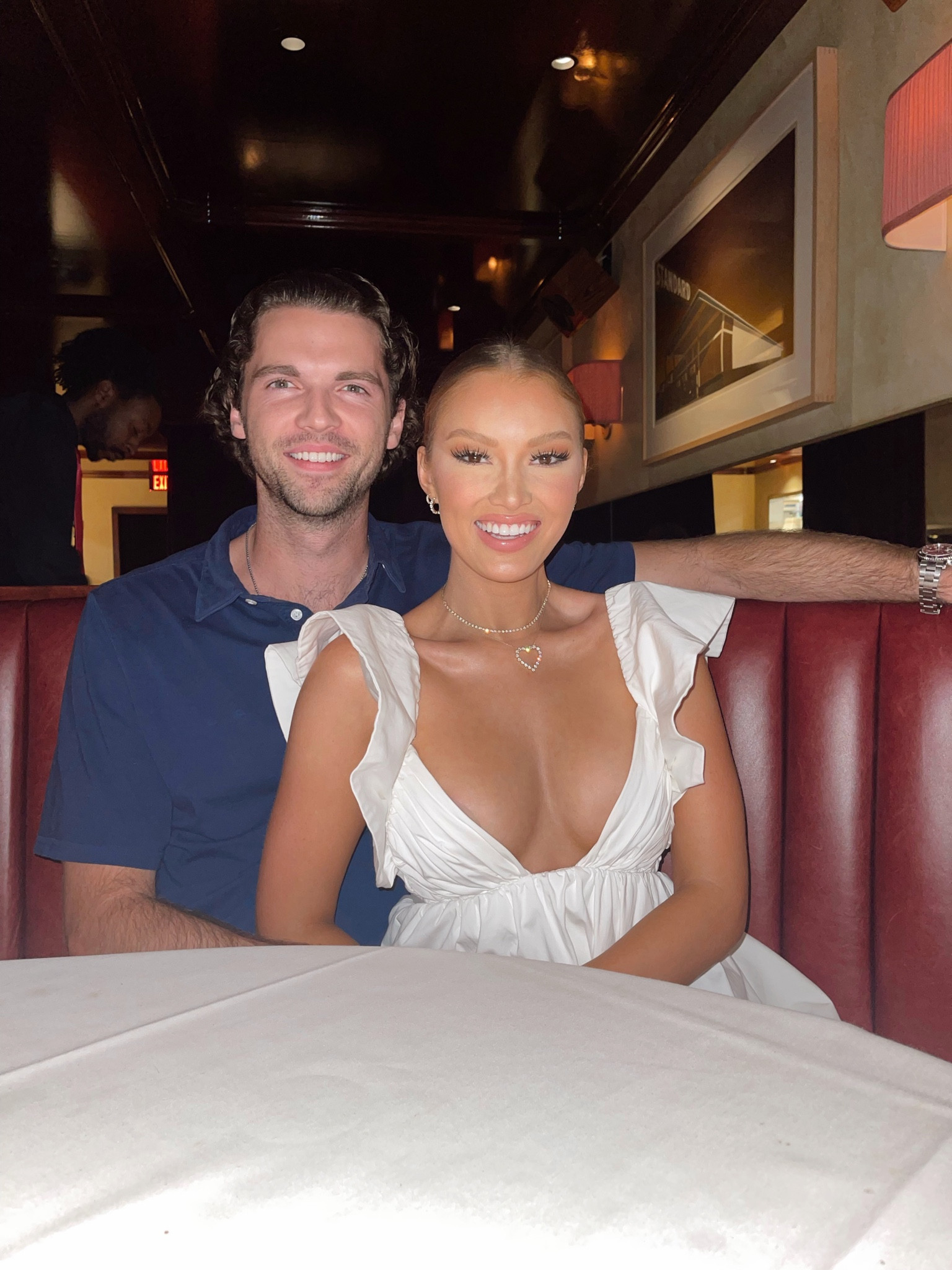 Date night outfits. Date night outfit ideas. Dinner outfit ideas. White dress. Men’s polo shirt. Men’s collared shirt. Navy collared shirt. Outfit chronicles  

#LTKmens #LTKstyletip #LTKunder100