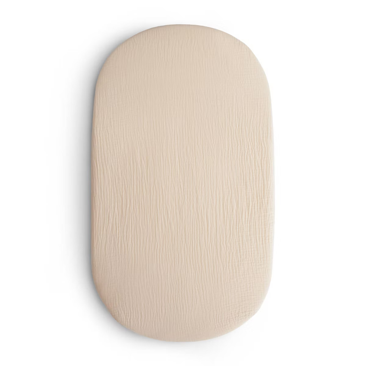 Mushie Extra Soft Muslin Bassinet Crib Sheet - Fog | Target