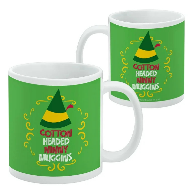 Elf Cotton Headed Ninny Muggins White Mug | Walmart (US)