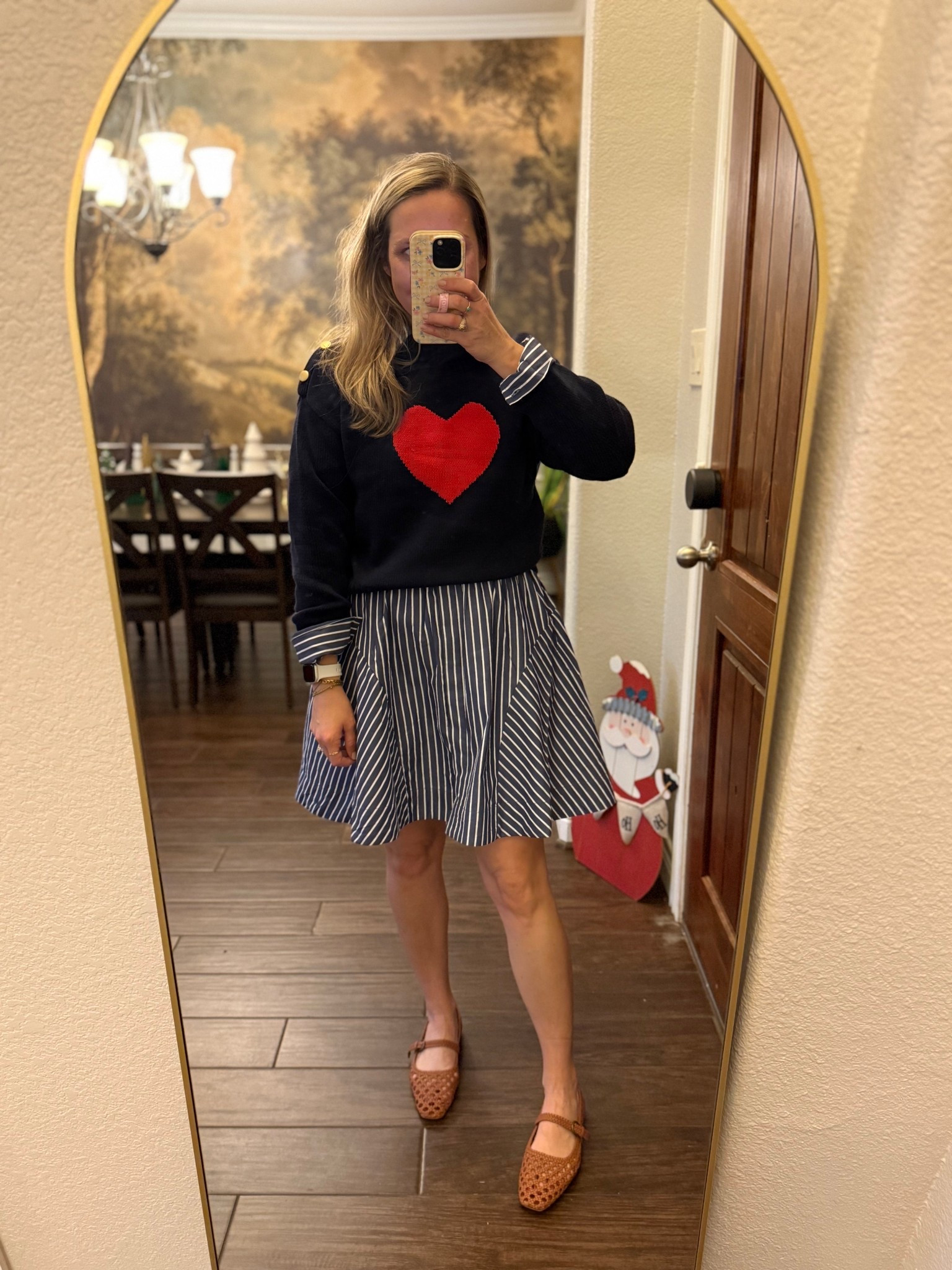 Size small dress and size small sweater 

#LTKOver40 #LTKSeasonal #LTKWorkwear