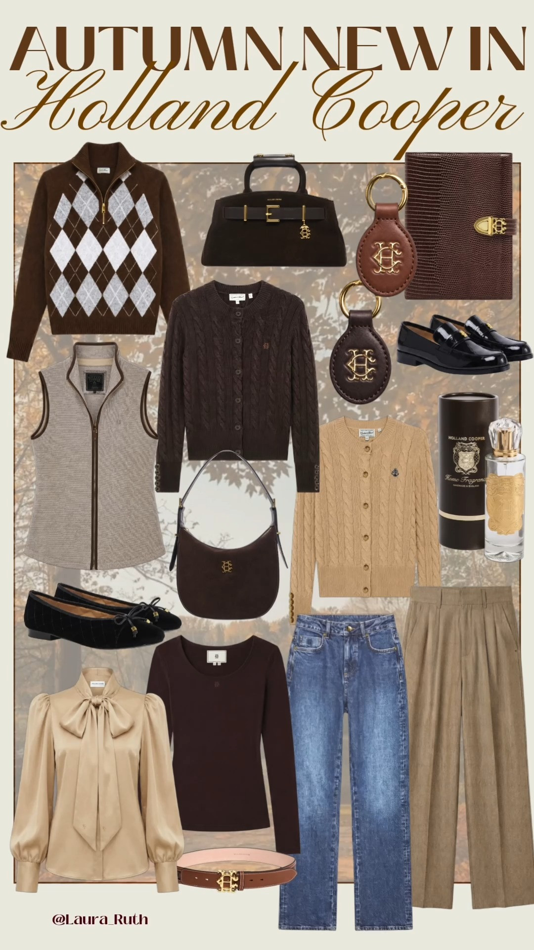 New in Autumn Holland Cooper 🍂 Classic British style, beautiful neutrals and timeless pieces made for crisp countryside days. Think chocolate browns, cosy layers, equestrian details and effortless autumn dressing. date night outfits, fall decor, business casual workwear 

 #LTKuk #LTKautumn #LTKshoes