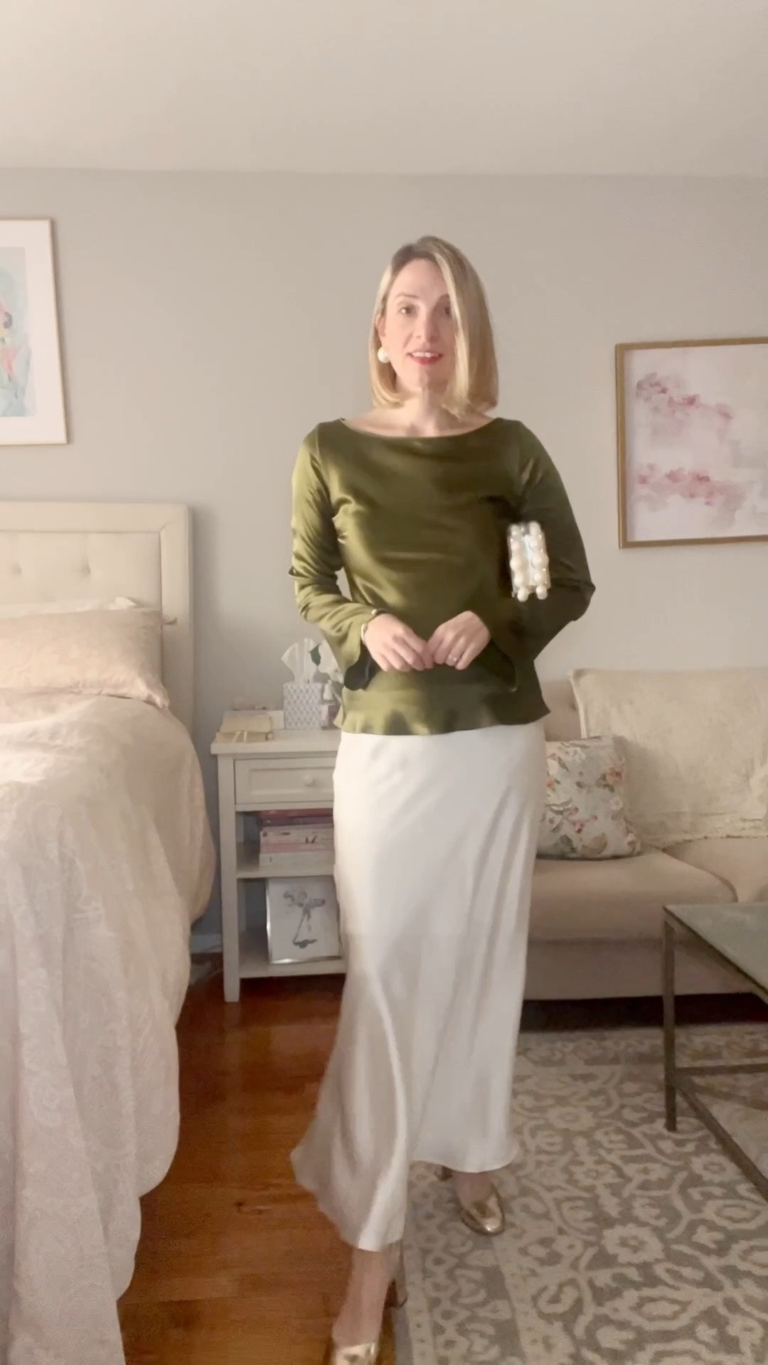 Holiday outfit. For a holiday part or Christmas Eve  

#LTKOver40 #LTKgrwm #LTKHoliday