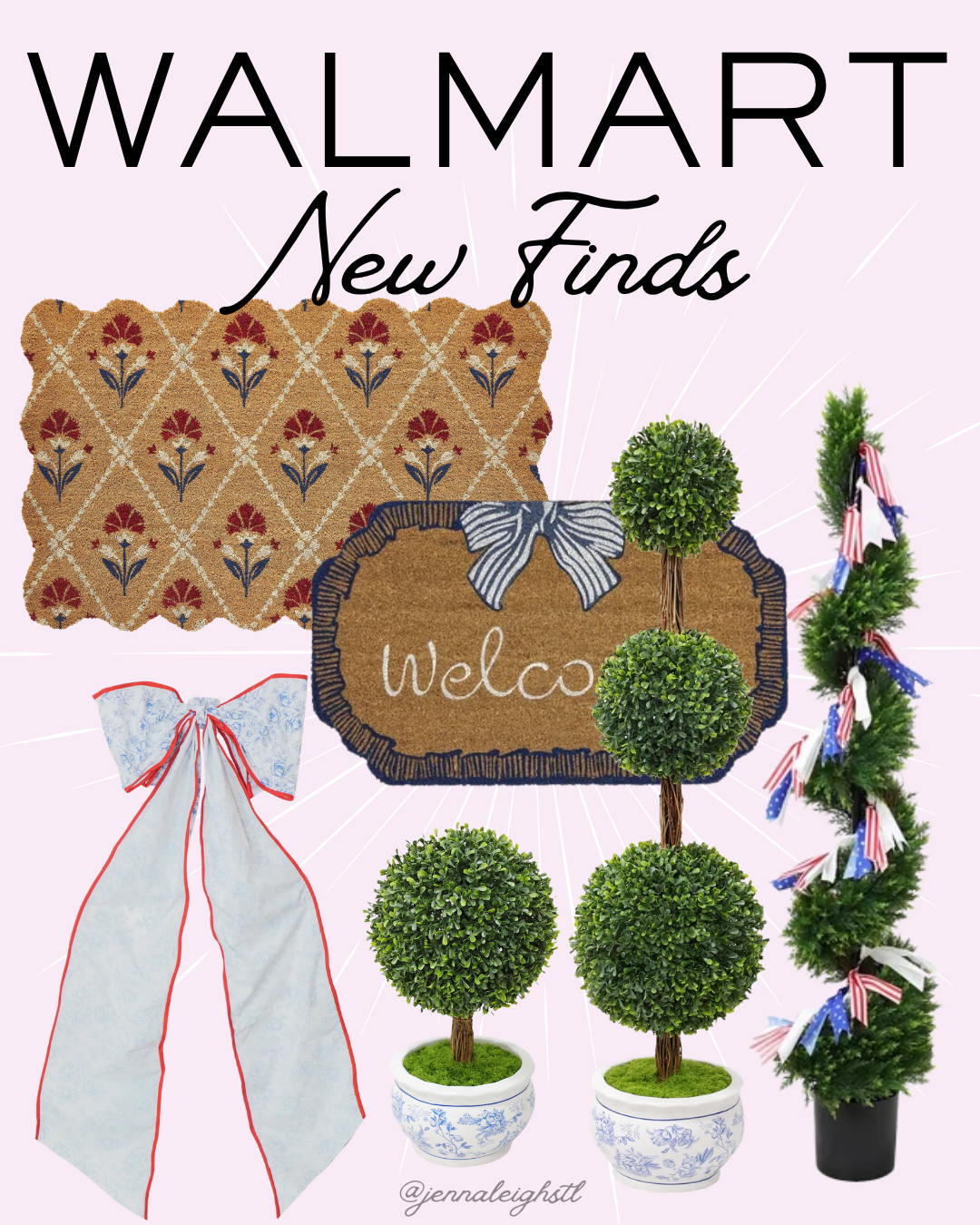 Festive summer finds from My Texas House at Walmart. 

 #LTKSeasonal #LTKHome