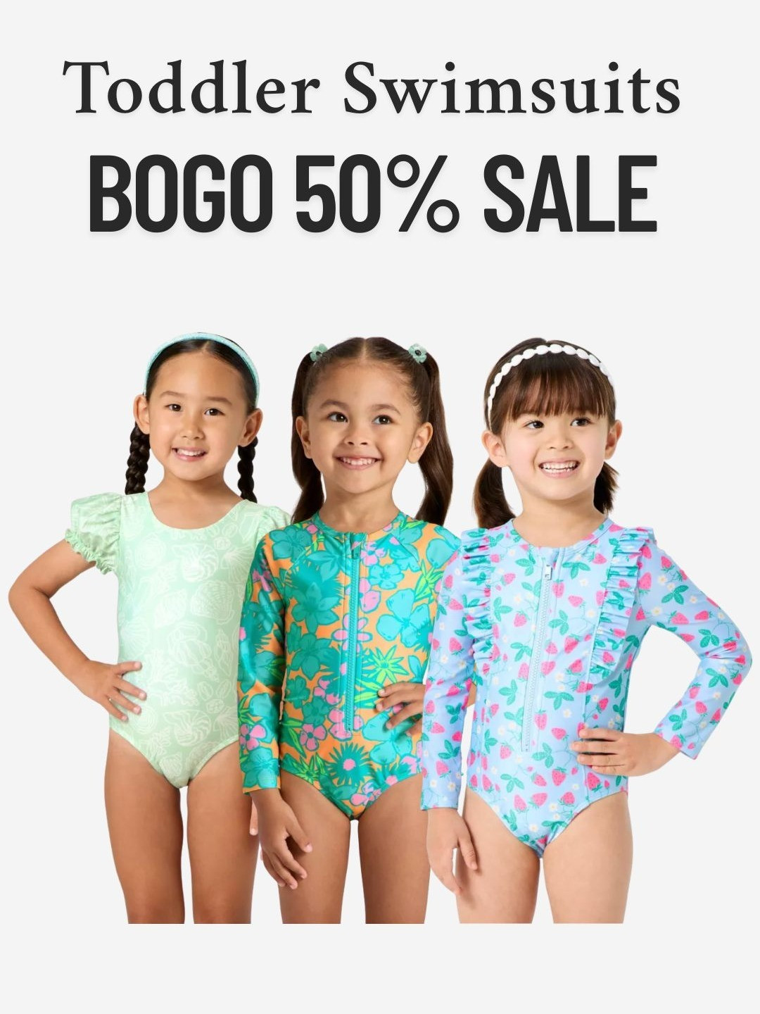 Buy one get one 50% off on swimsuits at Target! 

 #LTKSeasonal #LTKSaleAlert #LTKKids