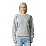 American Apparel Unisex ReFlex Fleece Crewneck Sweatshirt, Heather Grey, X-Large | Amazon (US)
