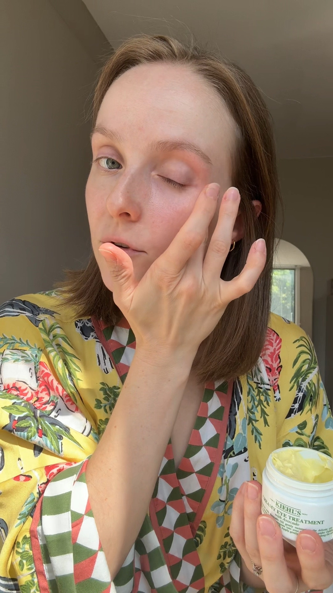 The best eye cream for fine lines that doesn’t make your makeup split. Seals almost like a wax as soon as it dries and acts like a primer for your makeup. So hydrating and brightening for dark under eyes. Kiehl’s is the GOAT!

#LTKSaleAlert #LTKBeauty #LTKgrwm